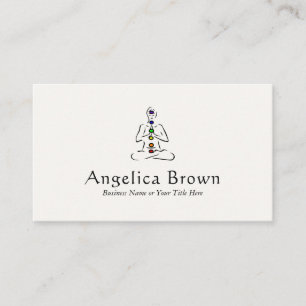 Reiki Master med Chakras-Affärskortet Visitkort