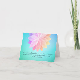 Reiki Master och Yoga Mediation Instructions citat Kort