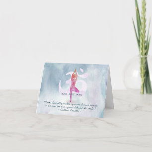 Reiki Master och Yoga Mediation Instructions citat Kort