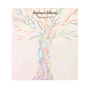 Reiki Master Rainbow Tree Personlig Anteckningsblock