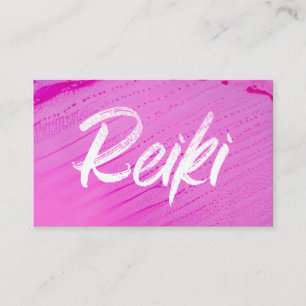 *~* Reiki Master Reiki Practitioner Energy Healing Visitkort