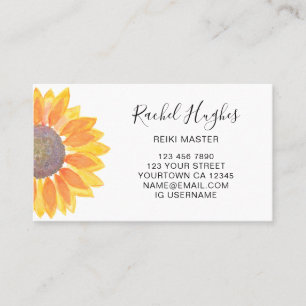 Reiki Master Snyggt Affärskort Visitkort