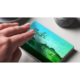 Reiki Master Yoga Instructor Gift Certificate Card Rabattkort