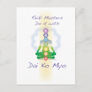 Reiki Masters gör det med Dai Ko Myo Vykort
