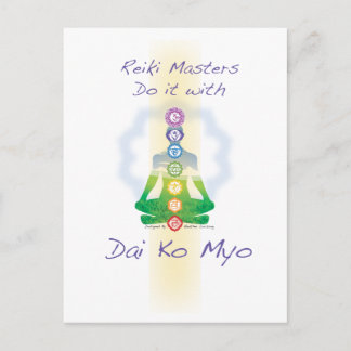 Reiki Masters gör det med Dai Ko Myo Vykort