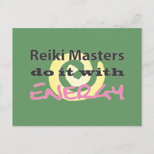 Reiki Masters gör det med energi Vykort