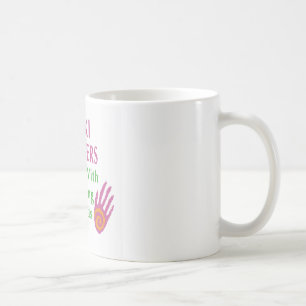 Reiki Masters gör det med Händer Kaffemugg