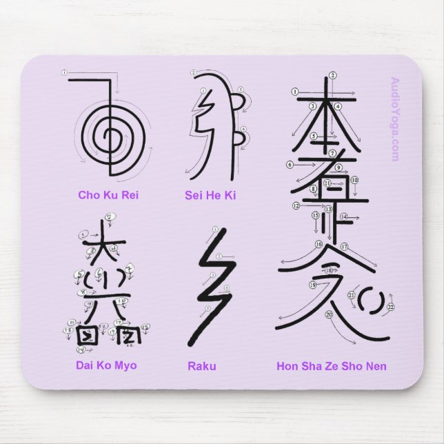 Reiki Mouse Pad Musmatta (Framsidan)
