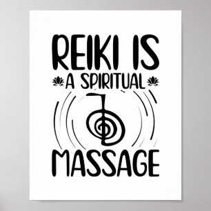 Reiki Ord   Yoga Healing Energy Chakras Gifts Poster