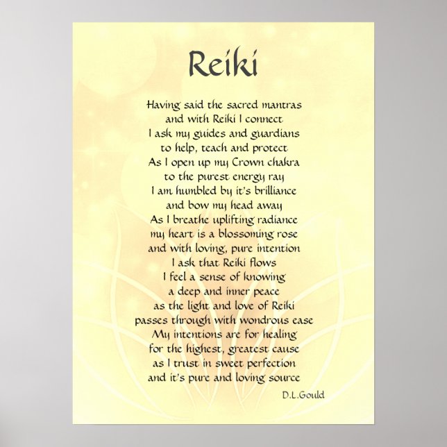 Reiki Poster (Framsidan)