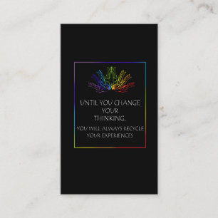 Reiki Practitioner Andlig Chakra Meditation Visitkort