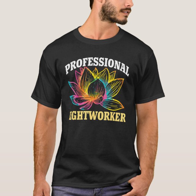 Reiki Practitioner Andlig Healer Professionell L T Shirt (Framsida)