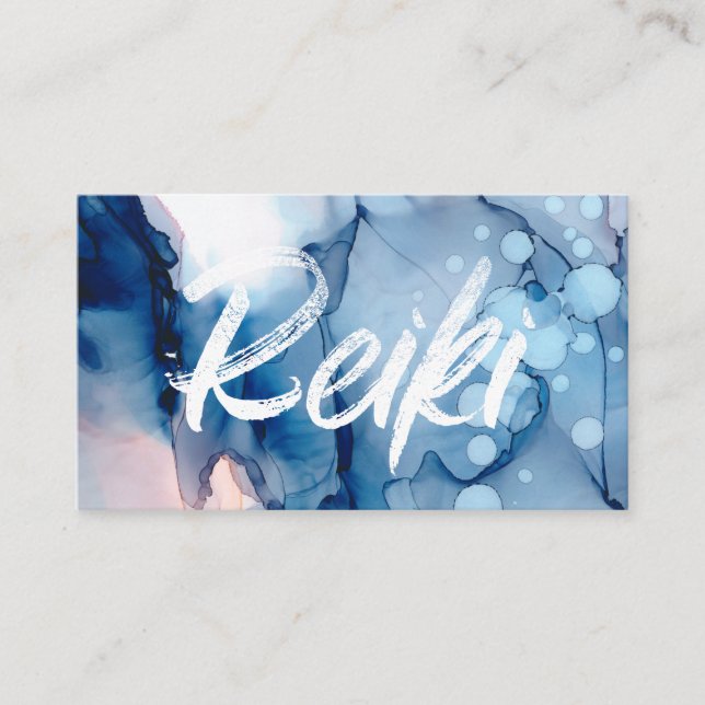 *~* Reiki Practitioner eller Master Energy Healer Visitkort (Framsida)