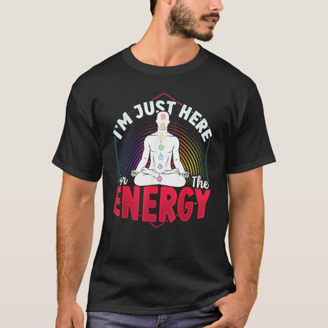 Reiki Practitioner for an Energy Healer T Shirt (Framsida)