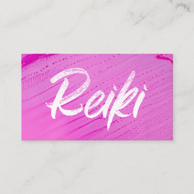 *~* Reiki Practitioner Reiki Master Energy Healing Visitkort (Framsida)