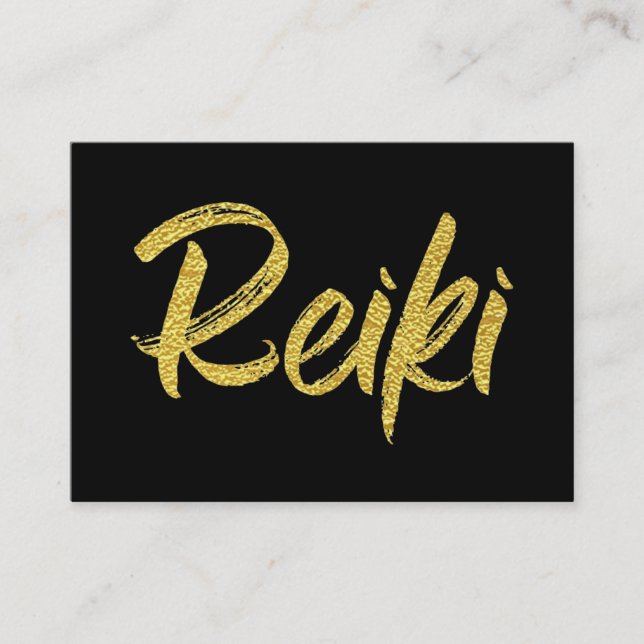 *~*Reiki praktiker eller ledar- läka för energi Visitkort (Framsida)