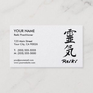 Reiki praktikervisitkortar visitkort