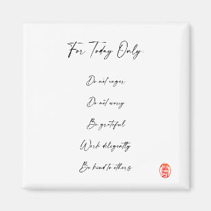 Reiki-precepts, principer magnet