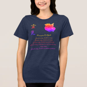 Reiki Principer Endast För Idag Regnbåge T Shirt