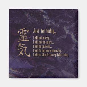 Reiki principer - Reiki Precepts Magnet