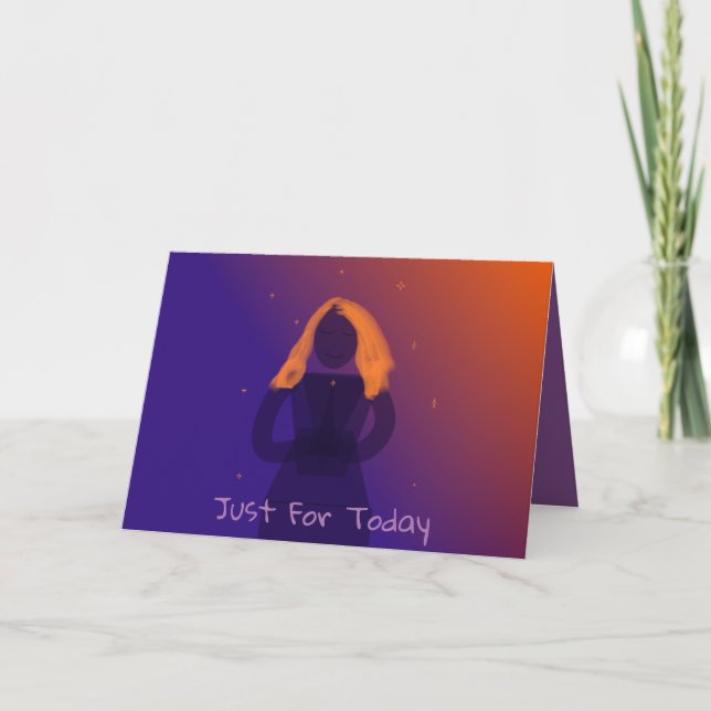 Reiki Principles Greeting Card Kort (Framsida)