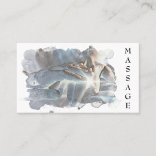 *~*. Reiki QR massage Therapist massage Therapy Visitkort