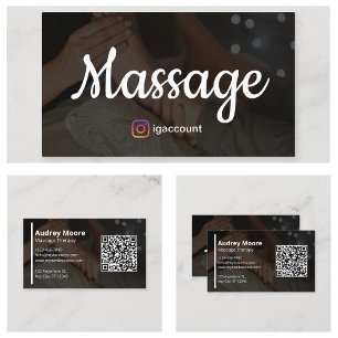 Reiki Reflexologer Välbefinnande Massageterapeuter Visitkort