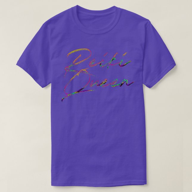 Reiki Retro Typography Design T Shirt (Design framsida)