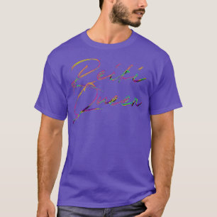 Reiki Retro Typography Design T Shirt