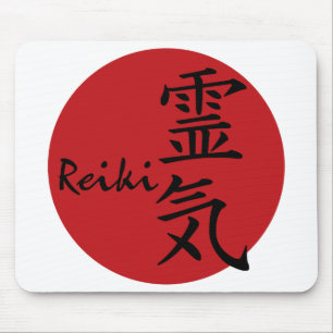 Reiki - röd musmatta