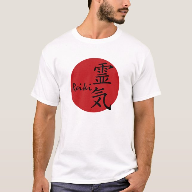 Reiki - röd t shirt (Framsida)