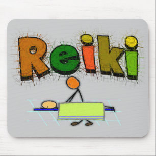 Reiki stick figurer designgåvor musmatta