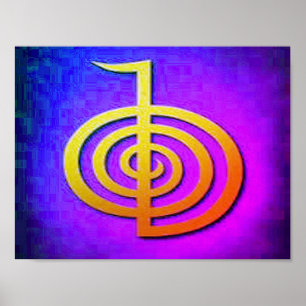 Reiki Symbol CHO KU REI POSTER PAPPER MATTE