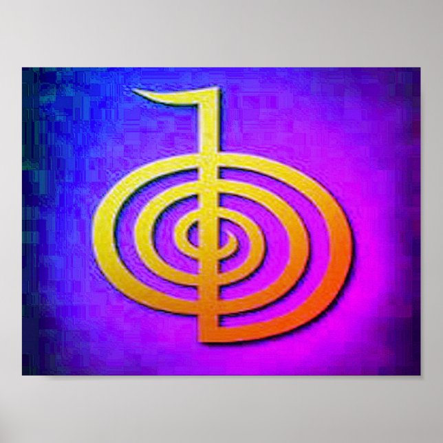 Reiki Symbol CHO KU REI POSTER PAPPER MATTE (Framsidan)