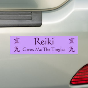Reiki Symbol Ge mig Tingles Bumper Sticker Bildekal