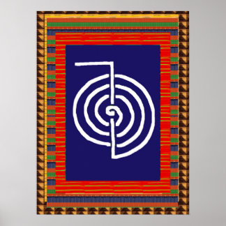 REIKI Symbol Healing ART Yoga : cadeau pour tous Poster