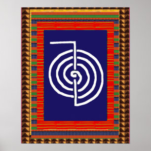 REIKI Symbol Healing ART Yoga : cadeau pour tous Poster