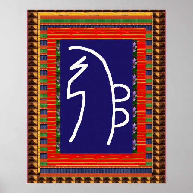 REIKI Symbol Healing ART Yoga : cadeau pour tous Poster (Framsidan)