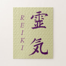 Reiki Symbol in Lila Pussel