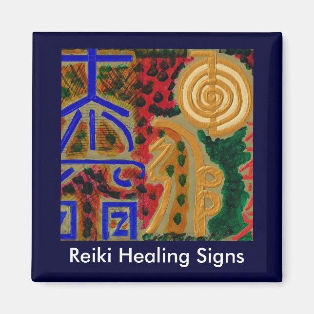 REIKI-symboler för primär lagning Magnet (Framsidan)
