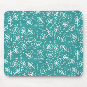 Reiki Symbols Mönster - Reiki Healing Mouse Pad Musmatta