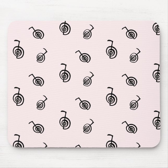 Reiki Symbols Mönster - Reiki Healing Mouse Pad Musmatta (Framsidan)
