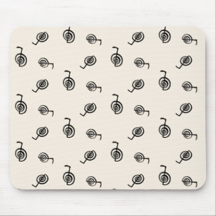 Reiki Symbols Mönster - Reiki Healing Mouse Pad Musmatta