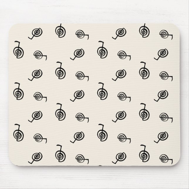 Reiki Symbols Mönster - Reiki Healing Mouse Pad Musmatta (Framsidan)