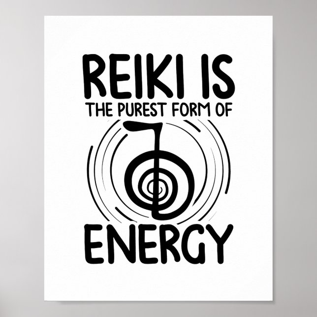 Reiki Therapist Poster (Framsidan)