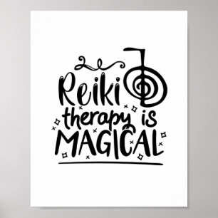 Reiki Therapy   Reiki Master Andlig Reiki Gifts Poster