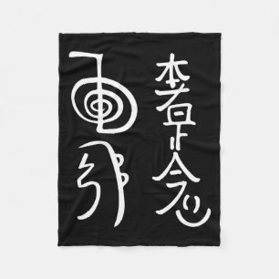 Reiki Wer-symboler Tröja Reiki Energiritual Helare Fleecefilt