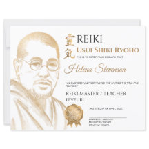 Reiki Yoga-intyg om slutförande