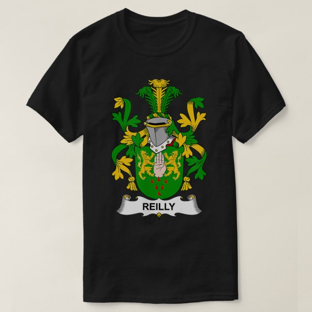 Reilly Coat of Arms  Family Crest  T Shirt (Design framsida)