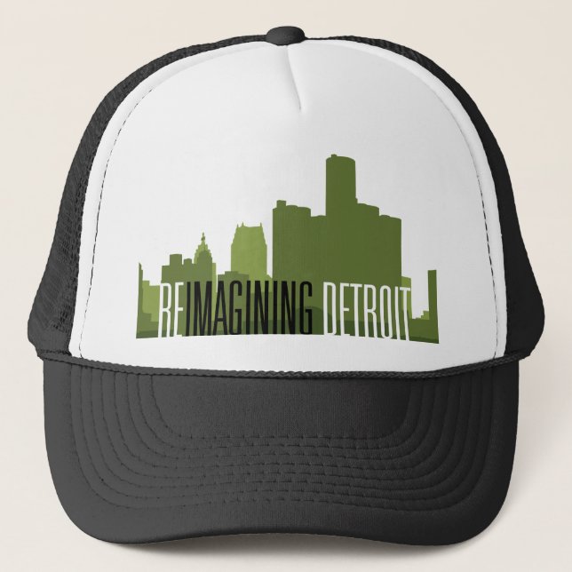 Reimagining Detroit hatt Truckerkeps (Framsida)